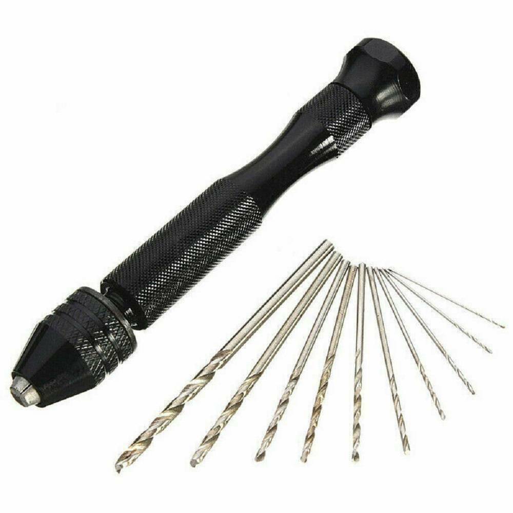 Mini Hand Twist Drill Press Vise Spiral Adjustable Micro Drills Pin Repair