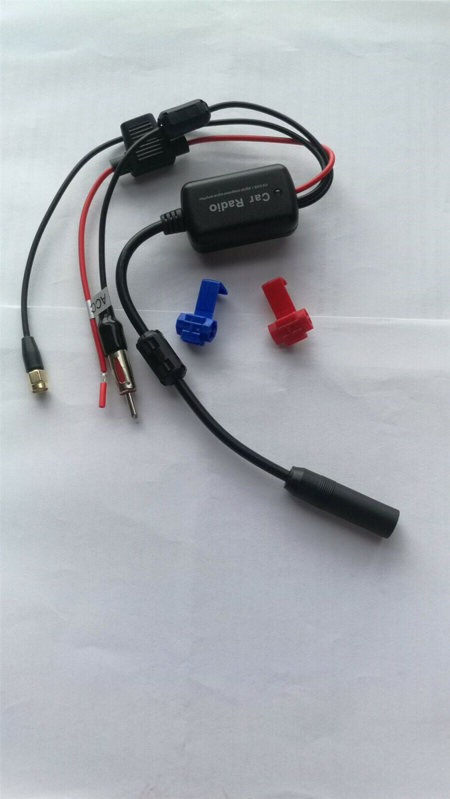 1 PC Stable Sensitive FM+DAB AMPLIFIER BOOSTER 12V-24V Car Truck Stereo Antenna