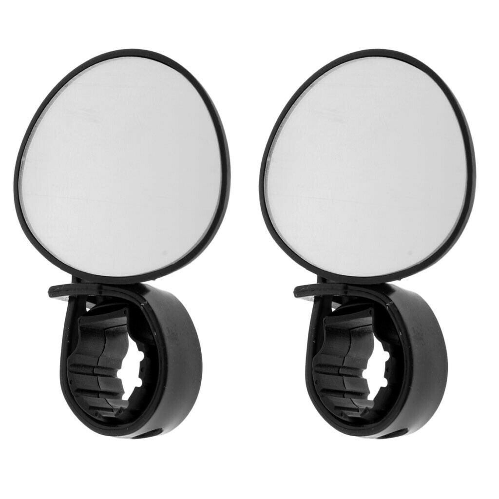 2 Adjustable 360 Degree  Cycling Mountain Road Mirrors For Handlebars