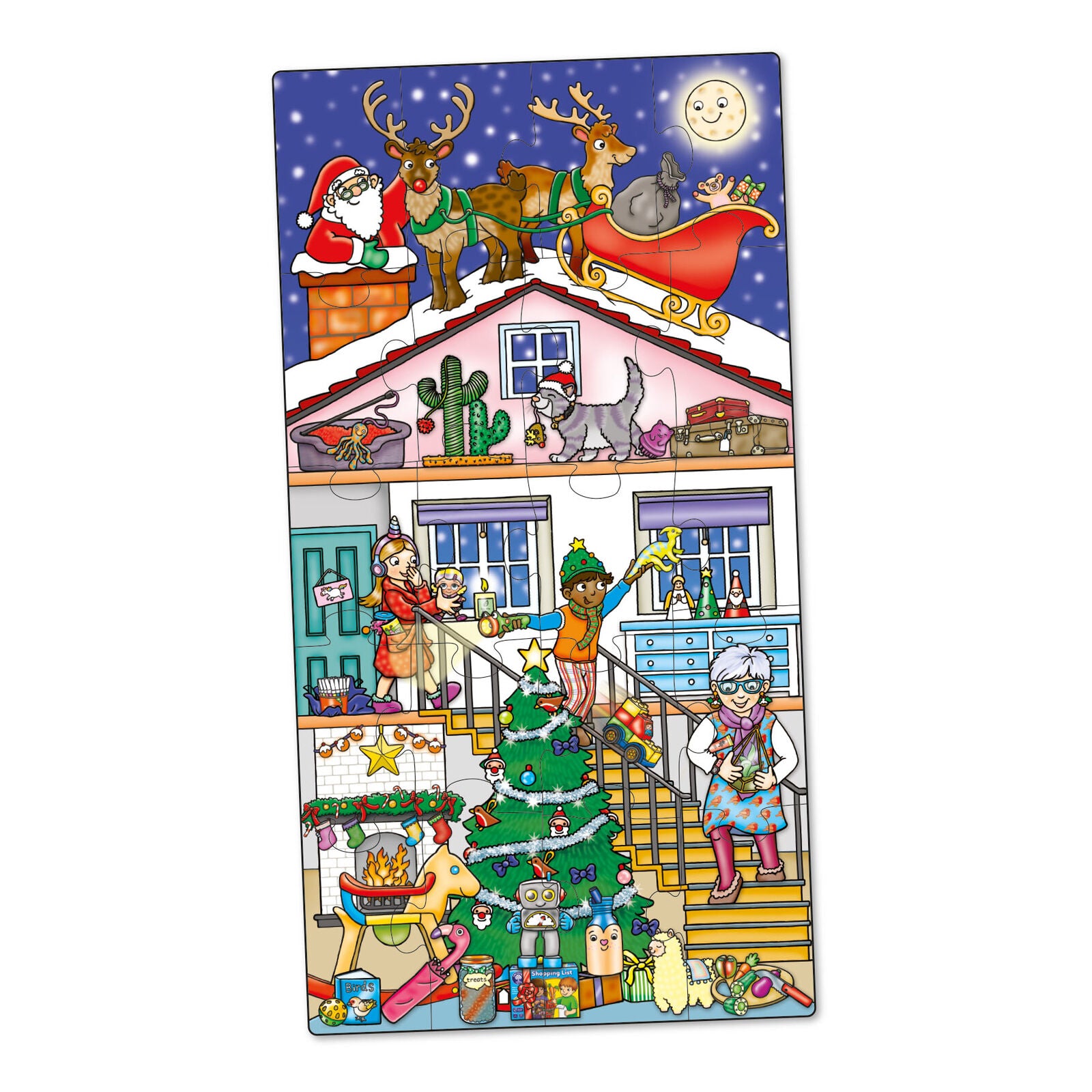 Orchard Toys 109 Christmas Eve Box Board Game Jigsaw Puzzle Children Family 3+