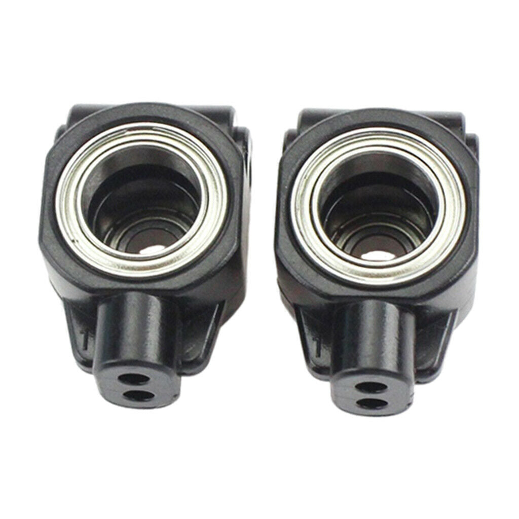 2Pack 1:10 Metal Rear Steering Hub Carrier Knuckle for Wltoys 104001 Buggy