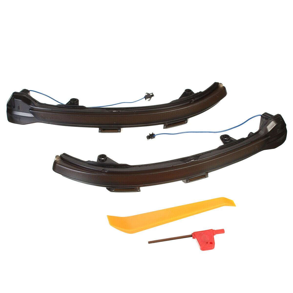 2PCS DYNAMIC SWEEPING WING MIRROR LED INDICATOR LIGHTS FOR VW GOLF MK7 GTI R +