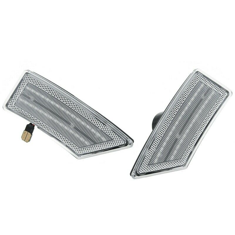 Chrome Housing LED Front Side Marker Parking Lights Strip for Ford Ranger 20U9K7