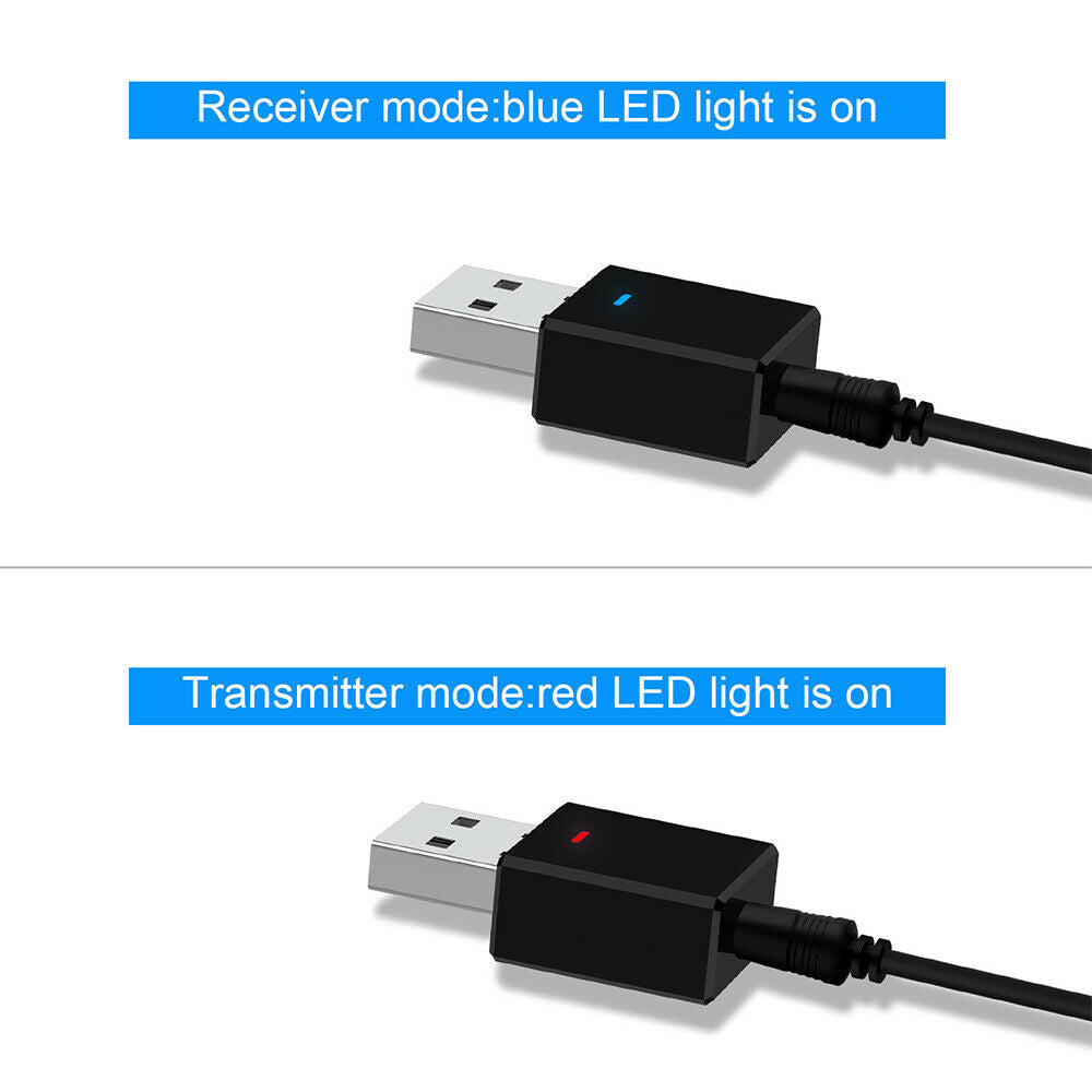Bluetooth Stereo Wireless Audio Transmitter Receiver USB PC Dongle Adapter!
