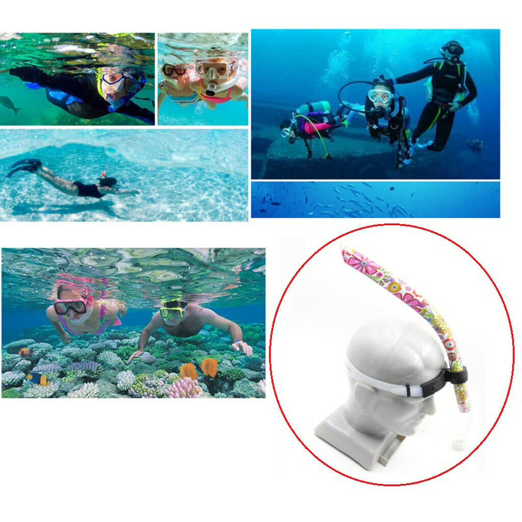 Snorkel Snorkeling Gear Dry Snorkel Wet Scuba Diving Equipment Freediving