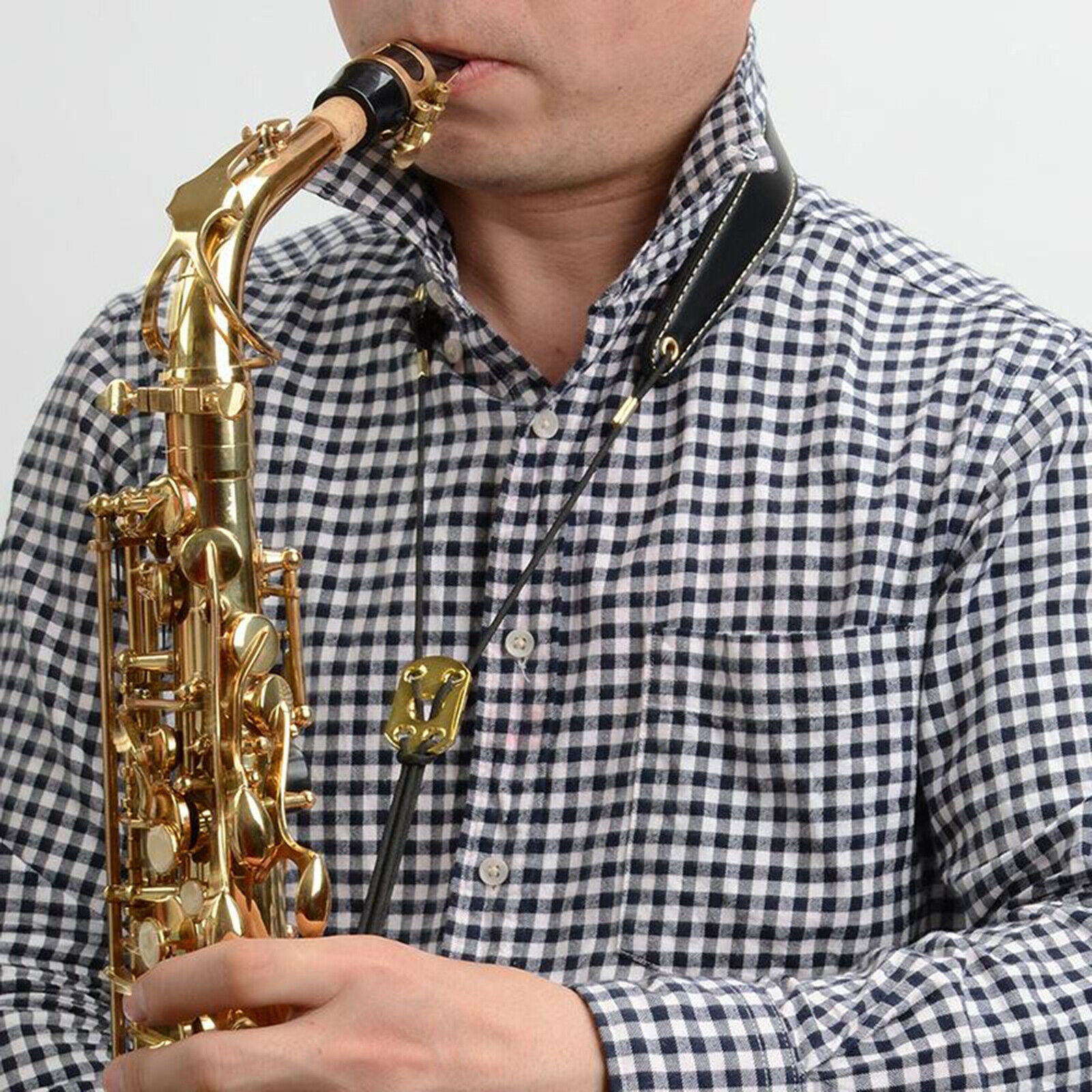 Saxophone Neck Strap for Soprano Tenor Alto Baritone Sax Neckstrap