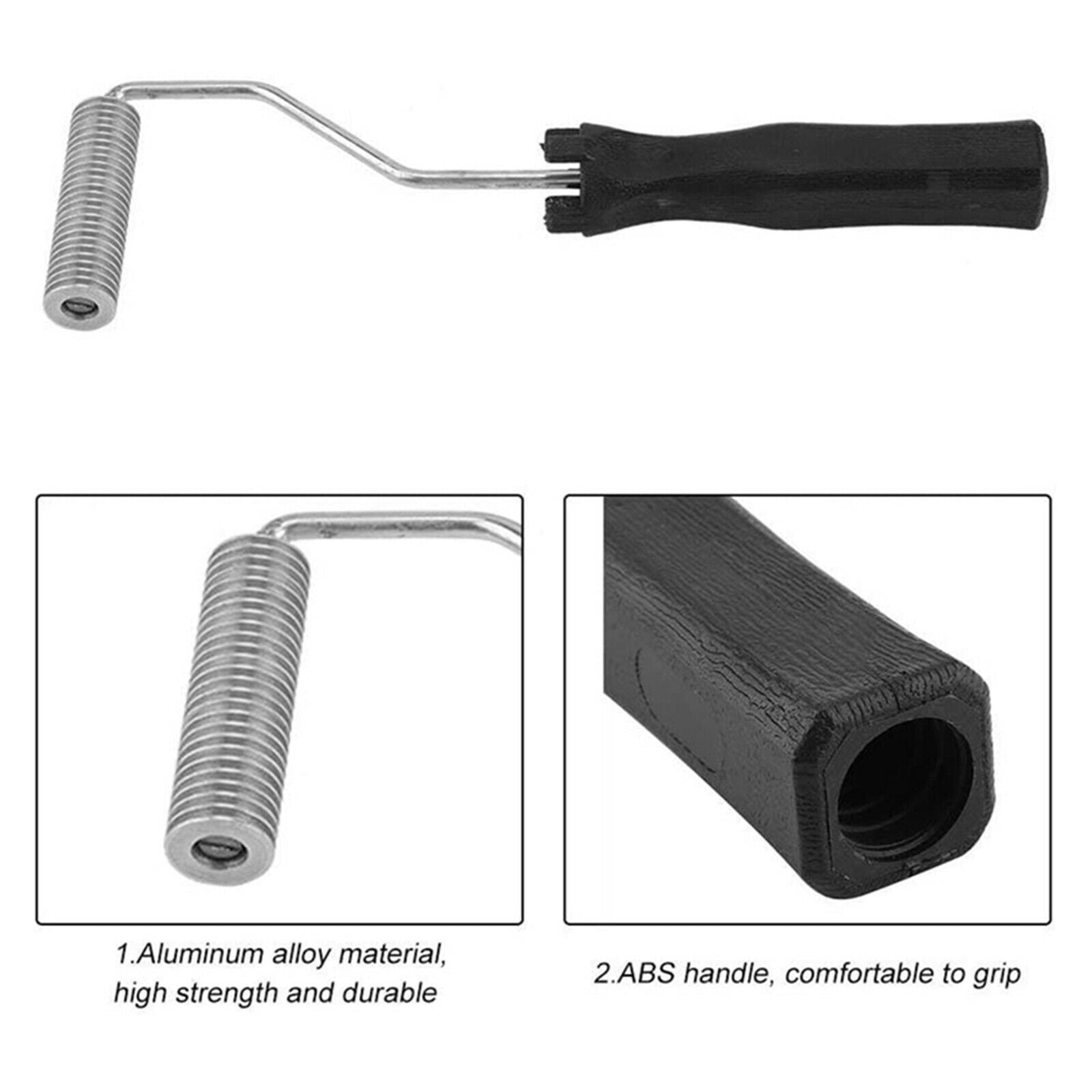Fiberglass Roller Plastic Head x 5 Paddle Style High Quality Durable Marine