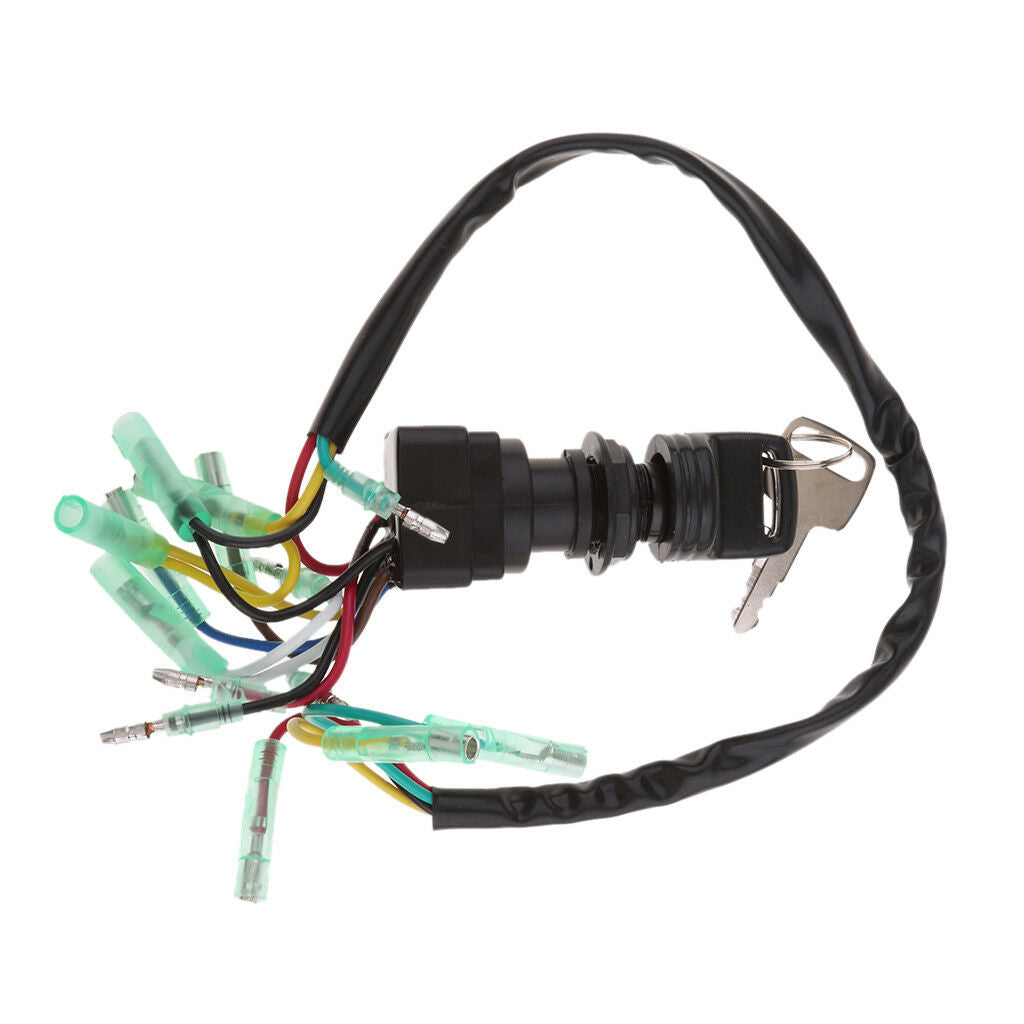 Ignition Key Switch Replacement for Yamaha Outboard 2 & 4 Stroke Motor