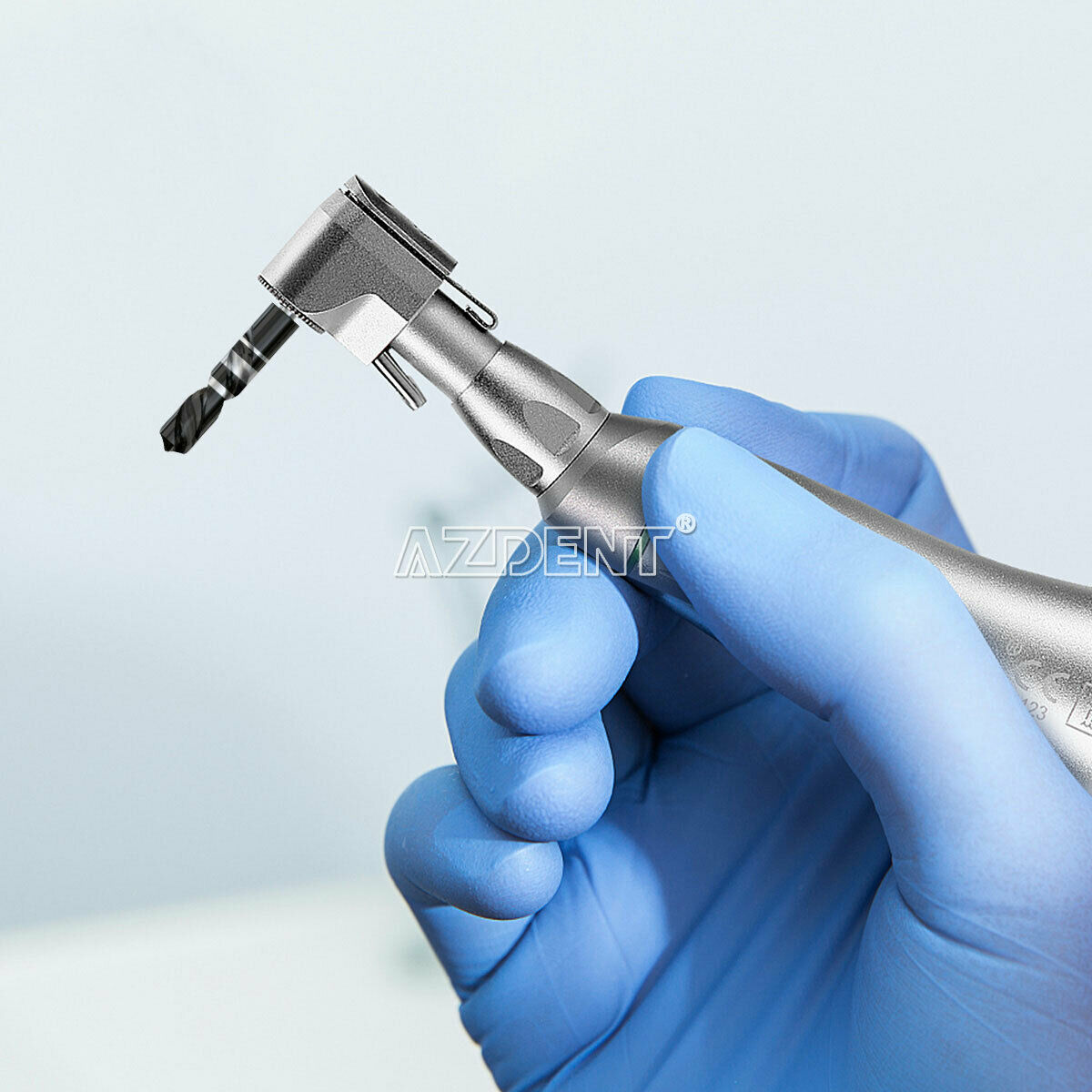 Dental Latch Type 20:1 Reduction Implant Contra Angle Handpiece E-Type Fit NSK