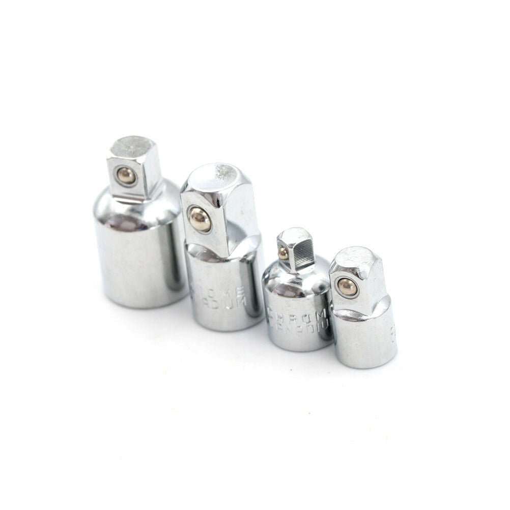 4PCS 1/4"3/8"1/2" inch Drive Socket Adapter Converter Reducer Air Impact Set_DD