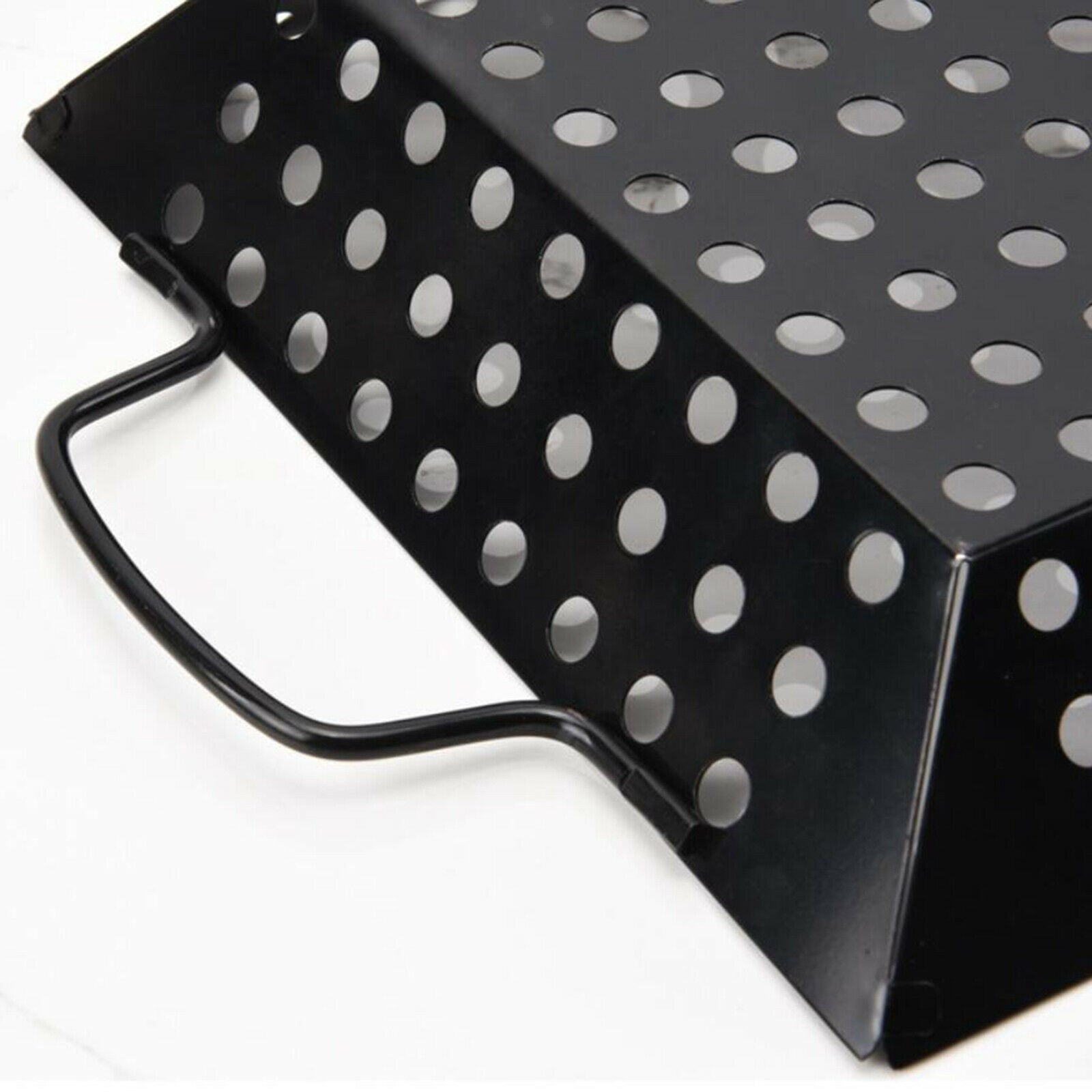 Square Nonstick BBQ Pans Grill Basket Grill Vegetables Fish Meat Seafood