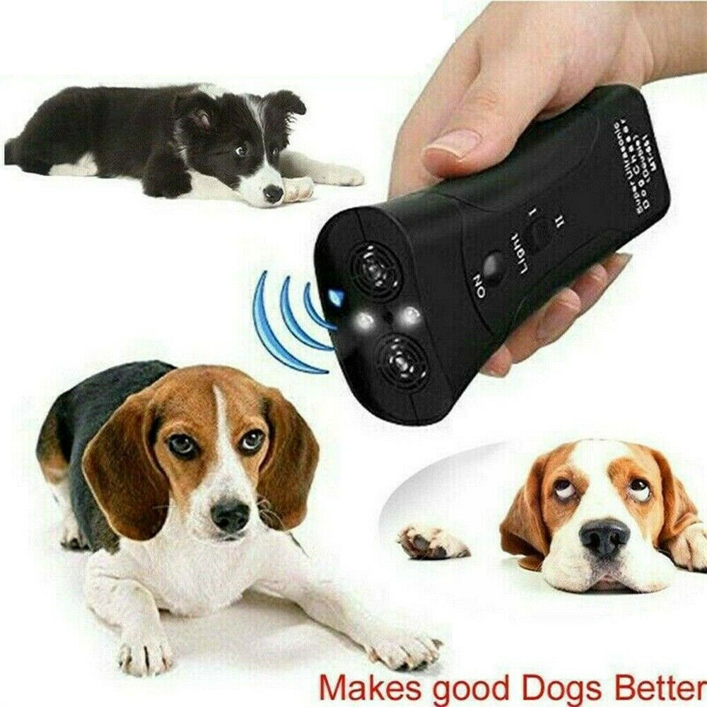 Petgentle Ultrasonic Anti Dog Barking Pet Trainer LED Light Gentle Chaser-Style