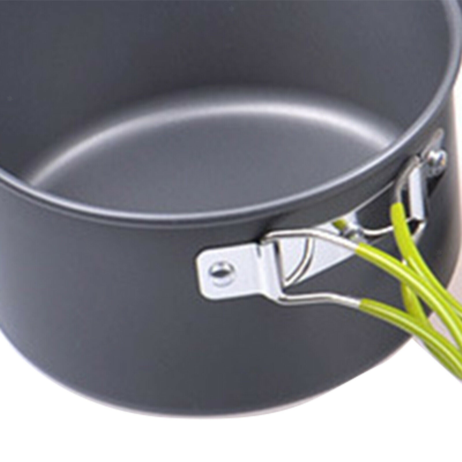 Camping Cookware Kit Lightweight Folding Nonstick Cooking Pot Bowl Plate