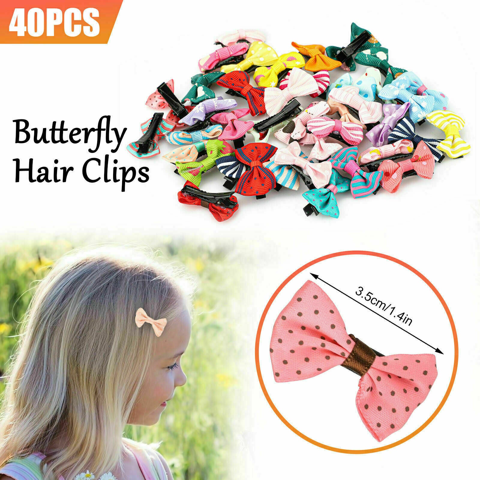 Kids Hair Clips Girls Toddler Multi-Color Hair Pretty Hairpin Baby Cute Clip Set