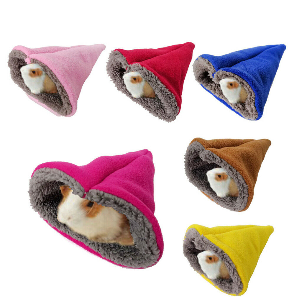 2 Pcs Hamster Squirrel Guinea Pig Winter Warm Cotton Sleeping Nest Small