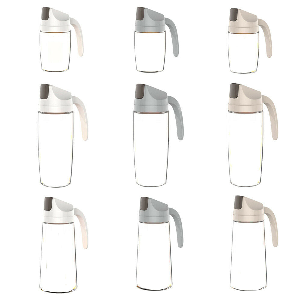 3xGlass Oil Spraying Bottle Vinegar Sprayer Kitchen Dispenser 300mml