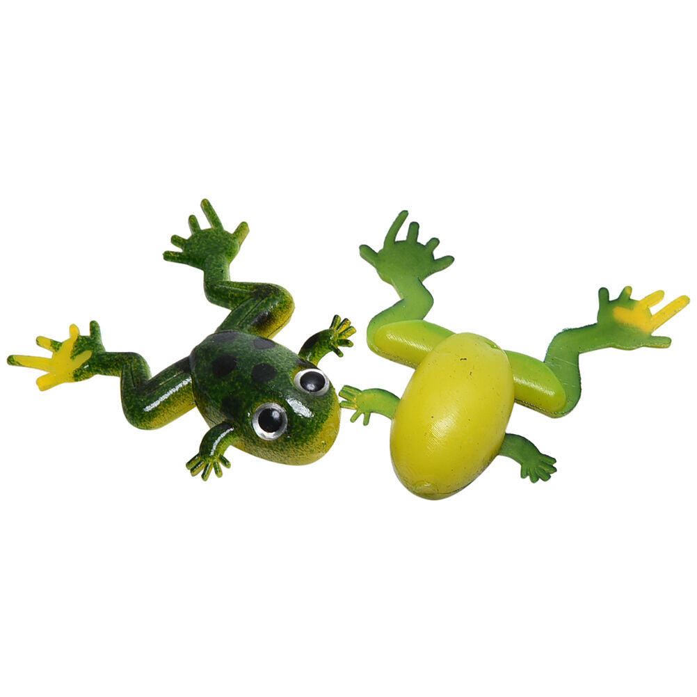 10x Artificial Lifelike Soft Baits Frog Lures Fishing Tackle Bait Silicon.l8
