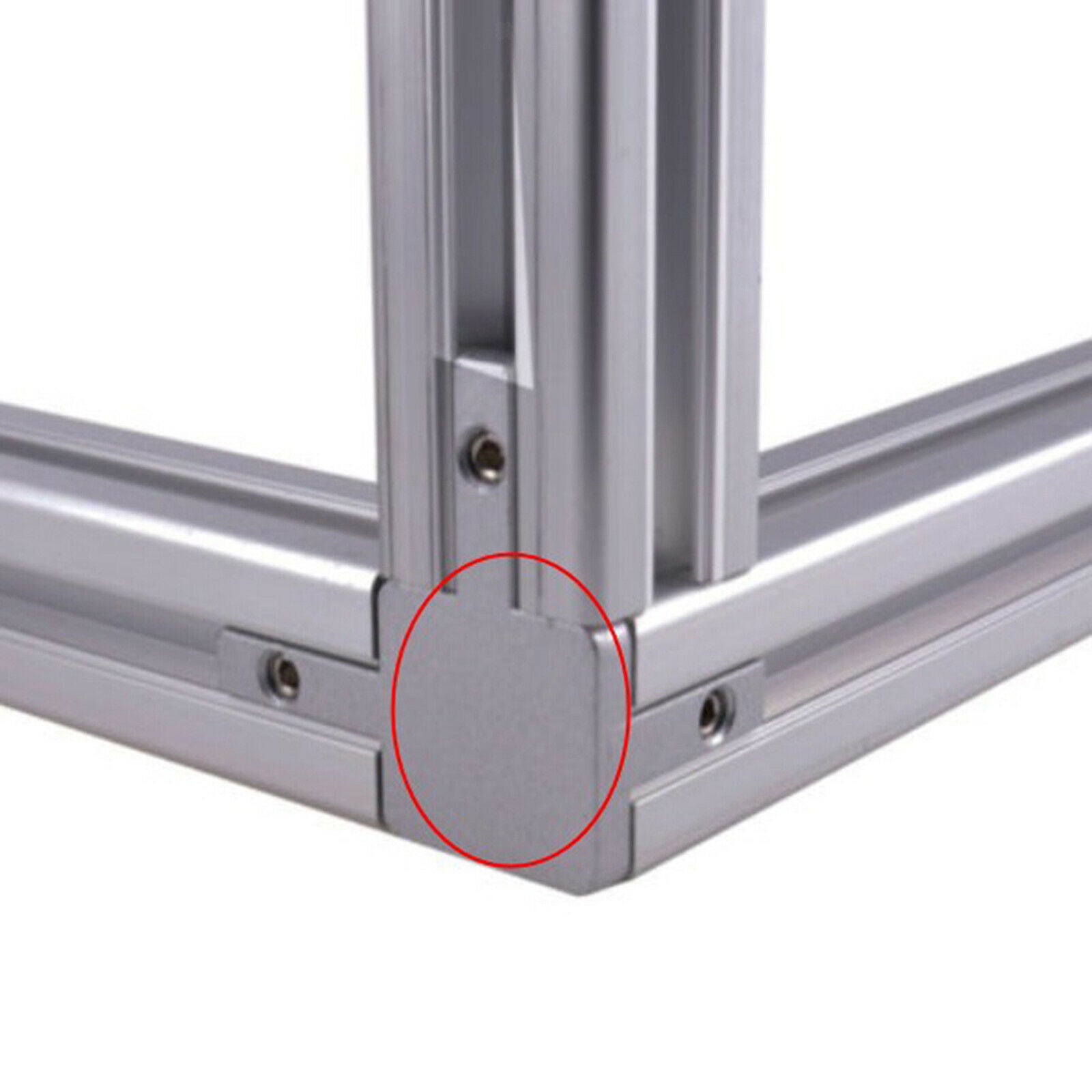 3 Way L Shape 90 Deg Interior Connector Bracket for T-slot Extrusion Profile