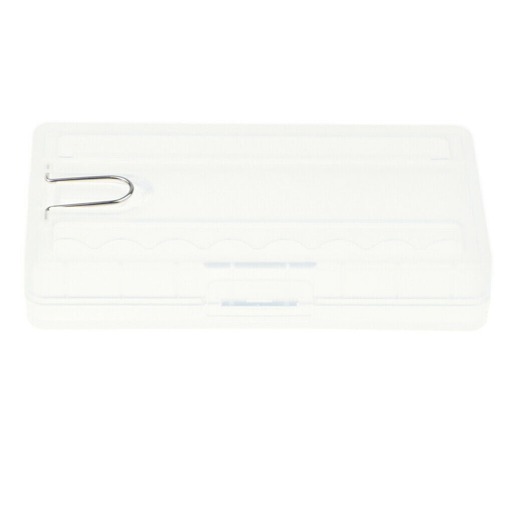 Lock & Store 5 Battery Storage Containers Organizers Set Store Plastic Case Box