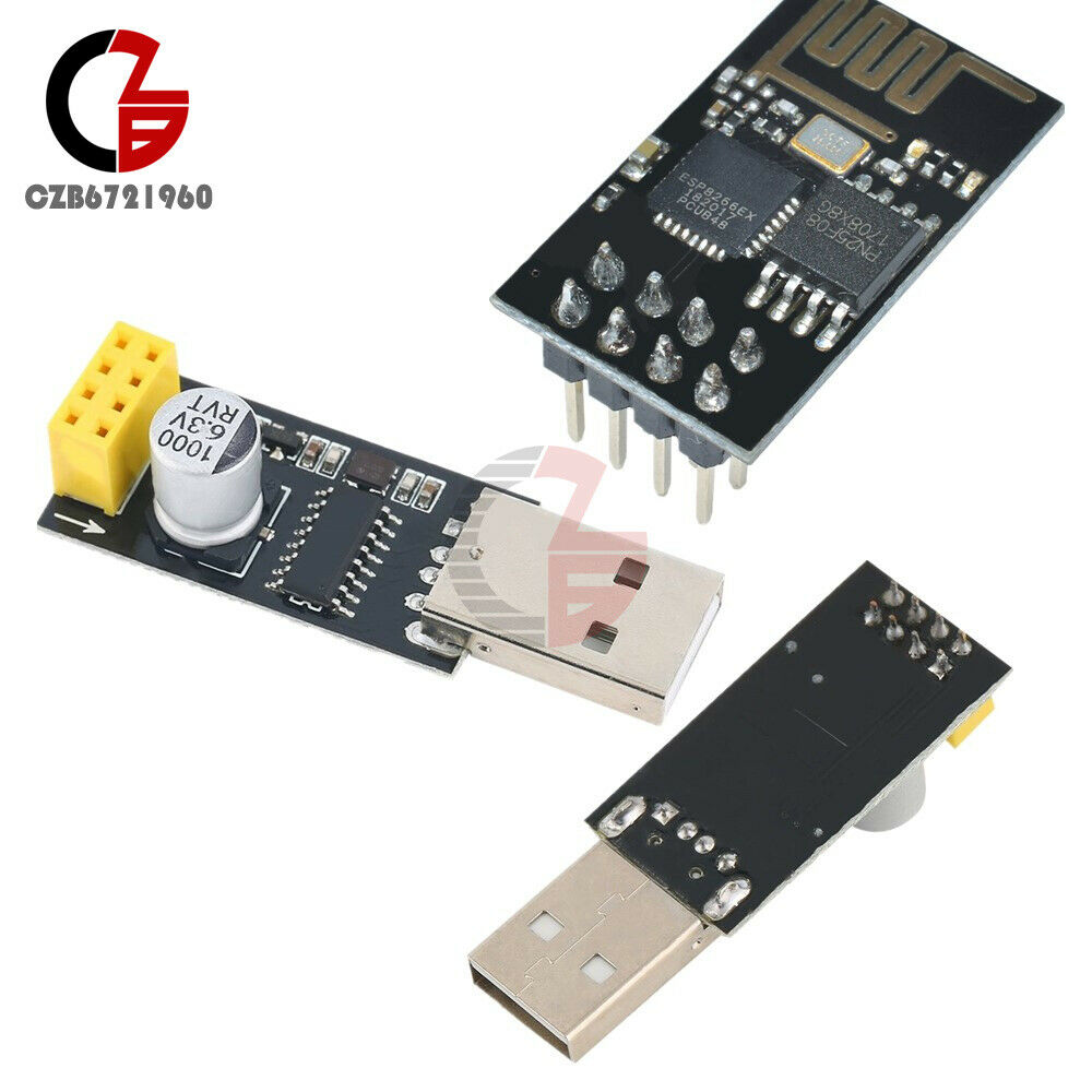 USB to ESP8266 ESP-01 Serial WIFI Wireless Transceiver Module Send Receive CH340