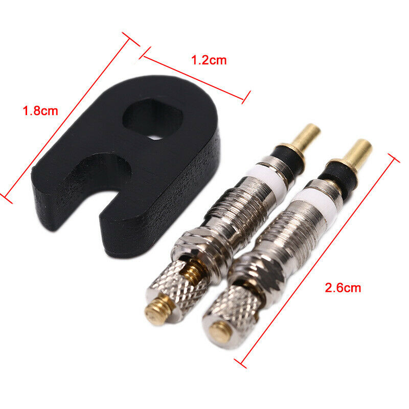 Detachable Presta To Schrader French Bike Valve Core Replacement Air Pump VY1