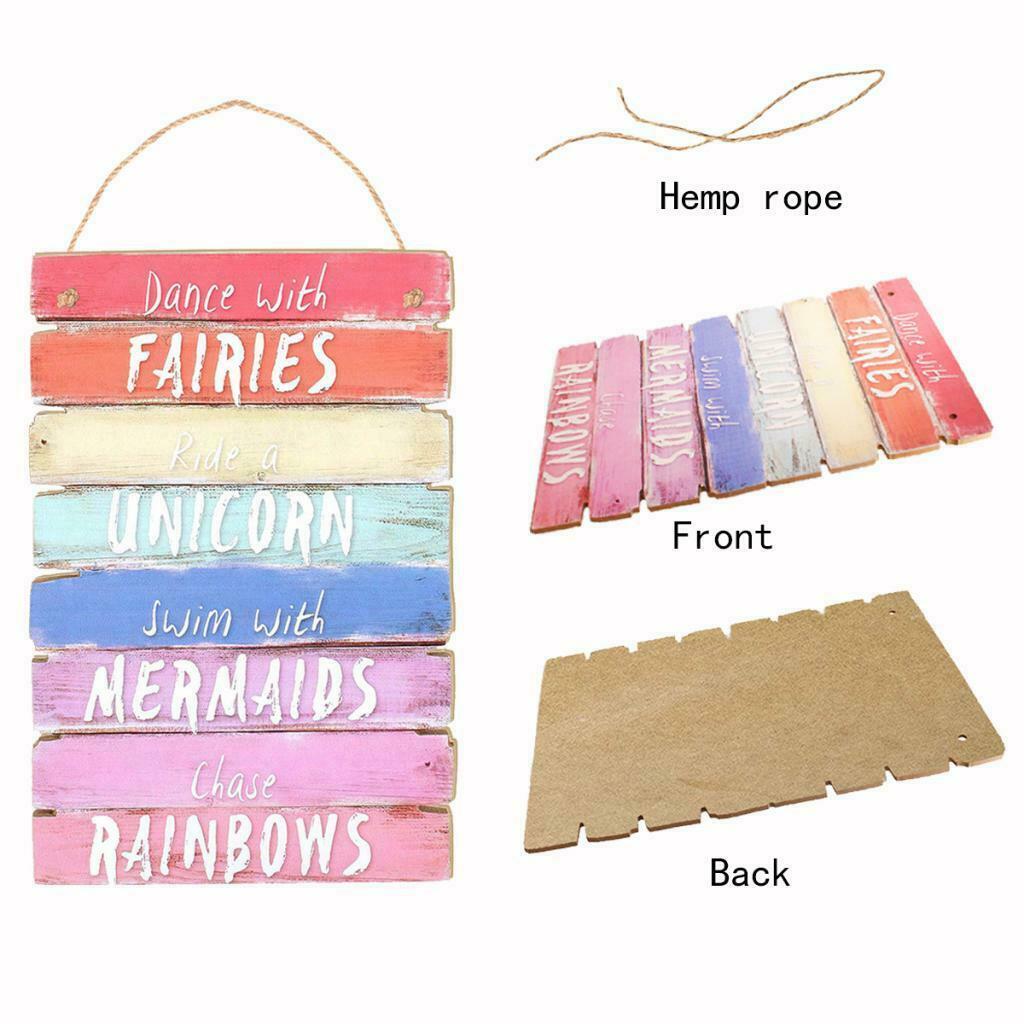 Hanging Plate Wooden Wedding Party Sign Hanging Plaque