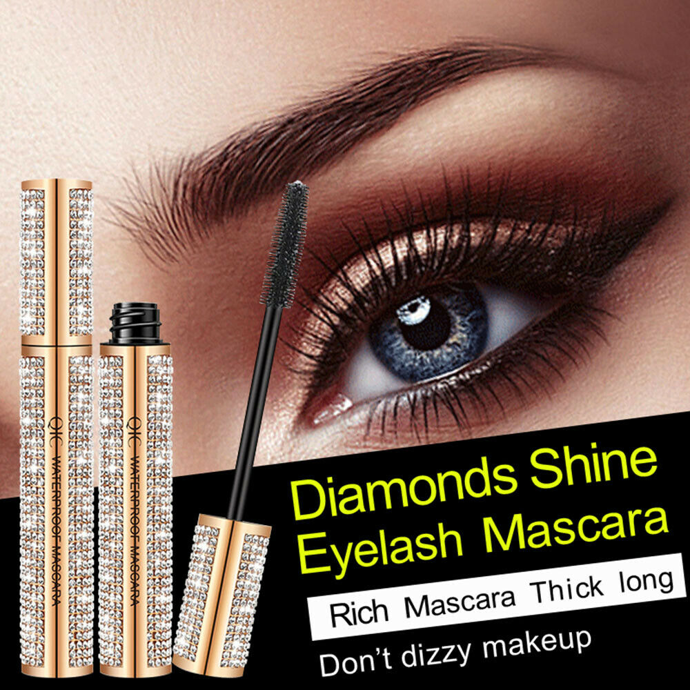 HOT 4D Flash Diamond Mascara - Waterproof Silk Fiber Thick Lengthening Mascara