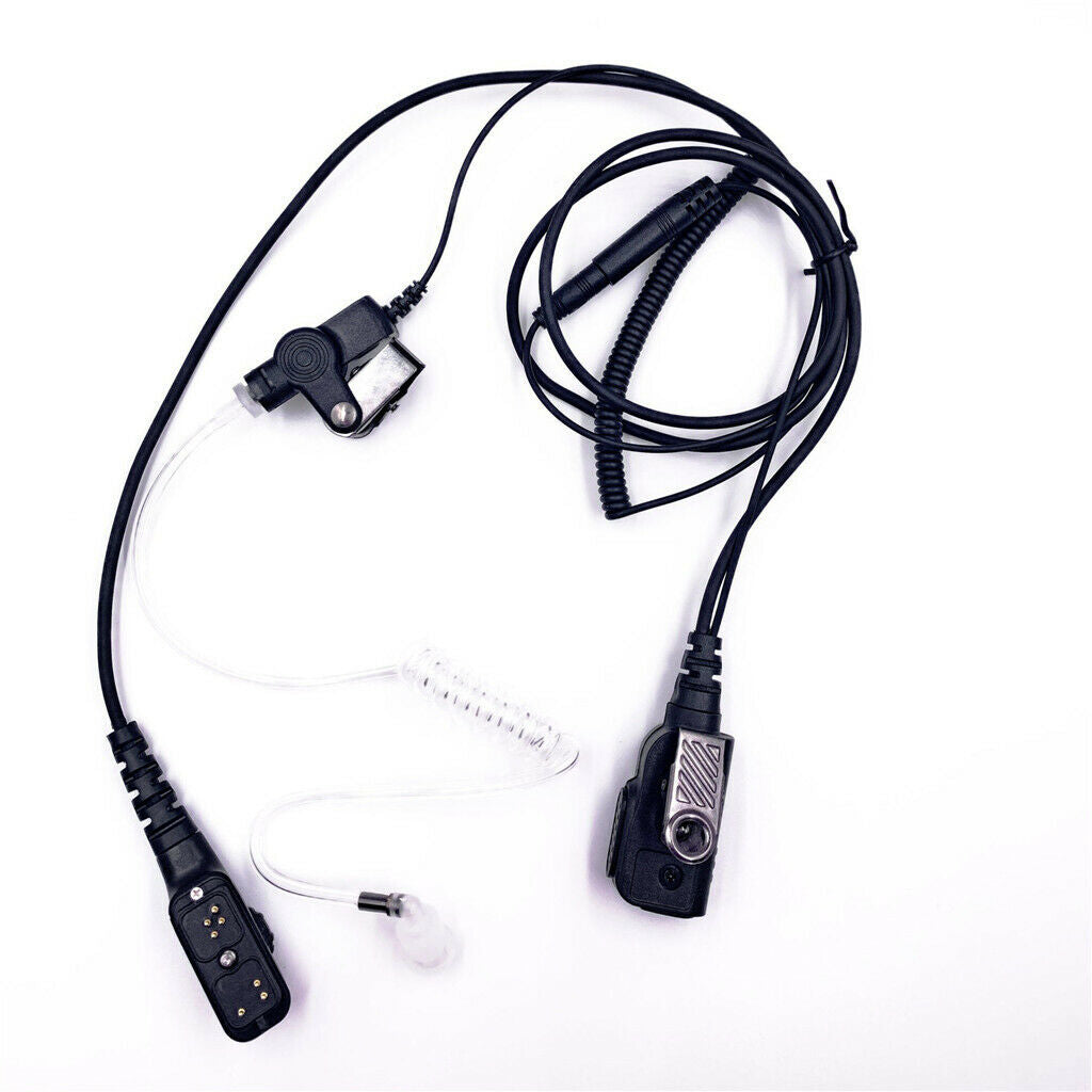 2 Pin Covert Acoustic Air Tube Earpiece Headset for Hytera HYT PD702 PD782