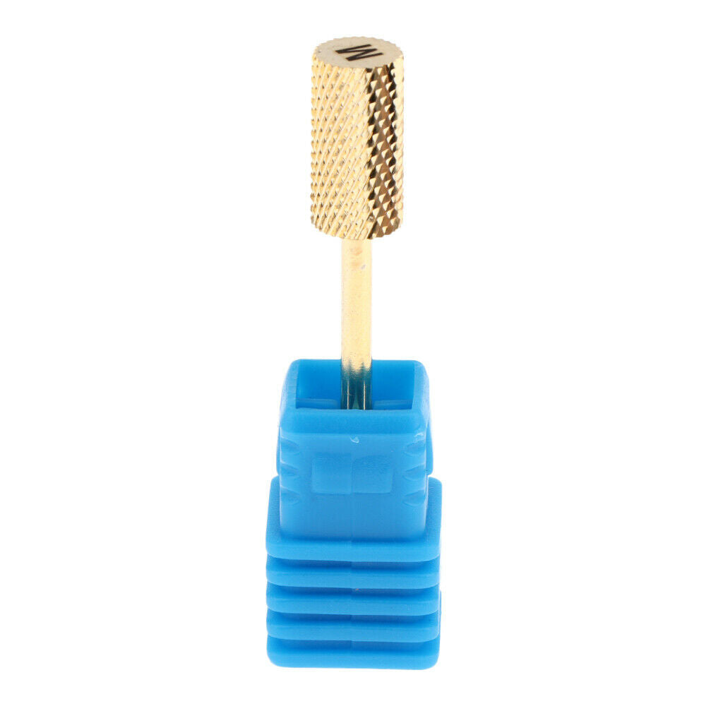 1x Small Barrel Heads Pro Nails Tips Drill Bit Grinding Polishing Head M