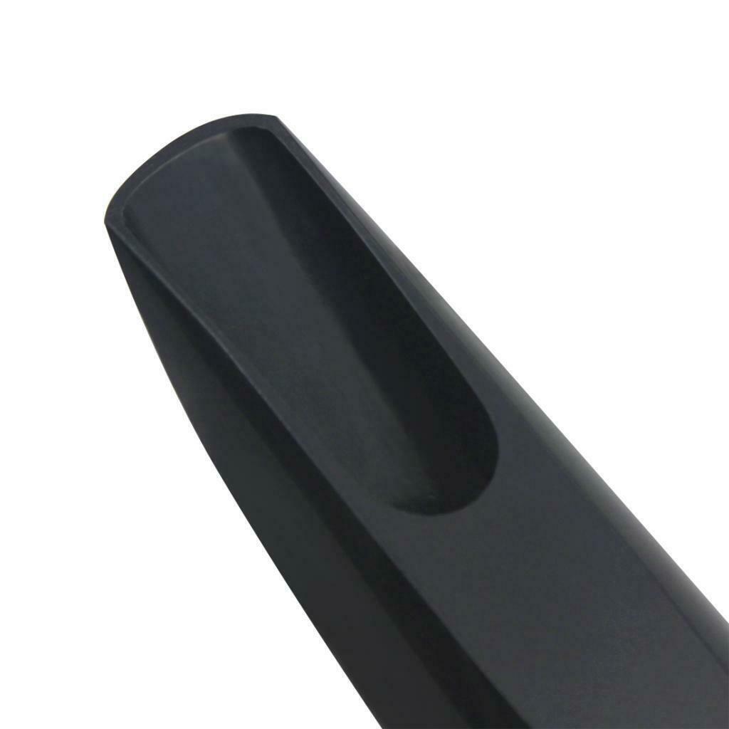 ABS Alto Saxophone Mouthpiece, Metal Neck for Saxophonist Beginners Adults