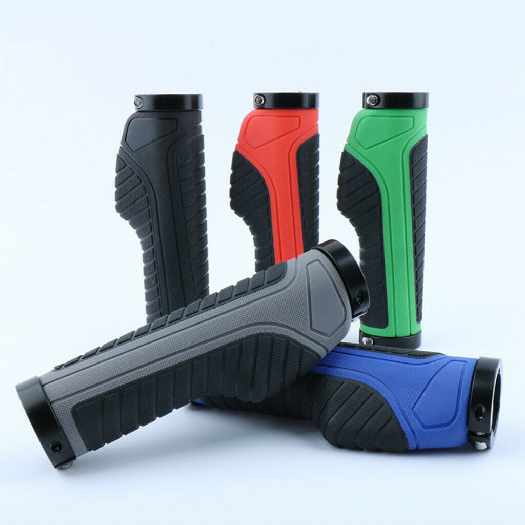 Rubber Anti-slip Bicycle Handlebar Grips Scooter Handlebar Overgrip Red