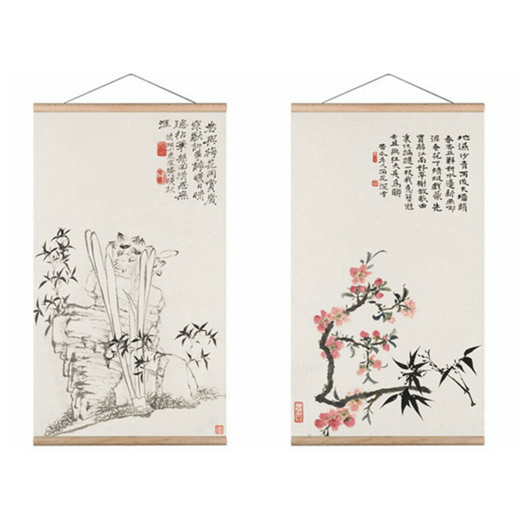 Wooden Poster Hanger Decorative Artwork for Canvas Picture Art Decor 8inch