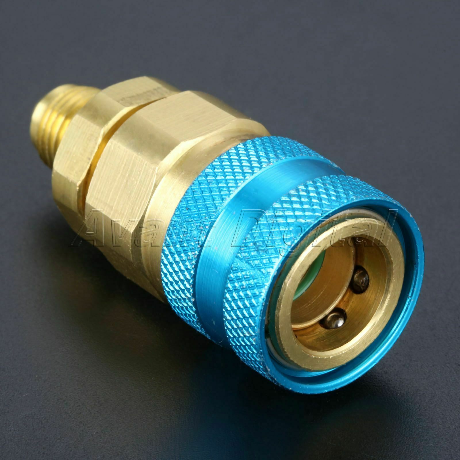 Hand Turn 2OZ A/C Oil Injector Connections 1/4”SAE Male and Female R134a R12 R22