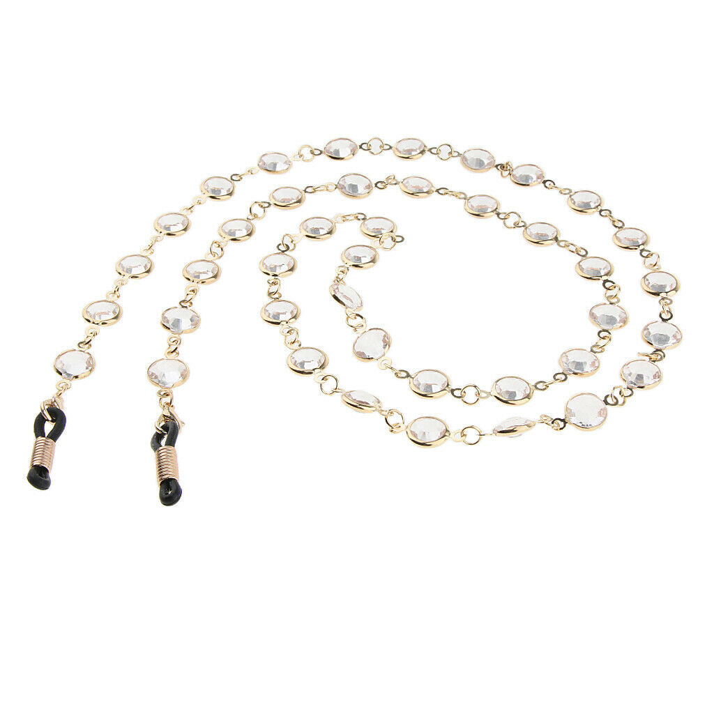 Sunglasses Rope / Metal Rope for Sunglasses Neck Strap Holder with Crystal Beads