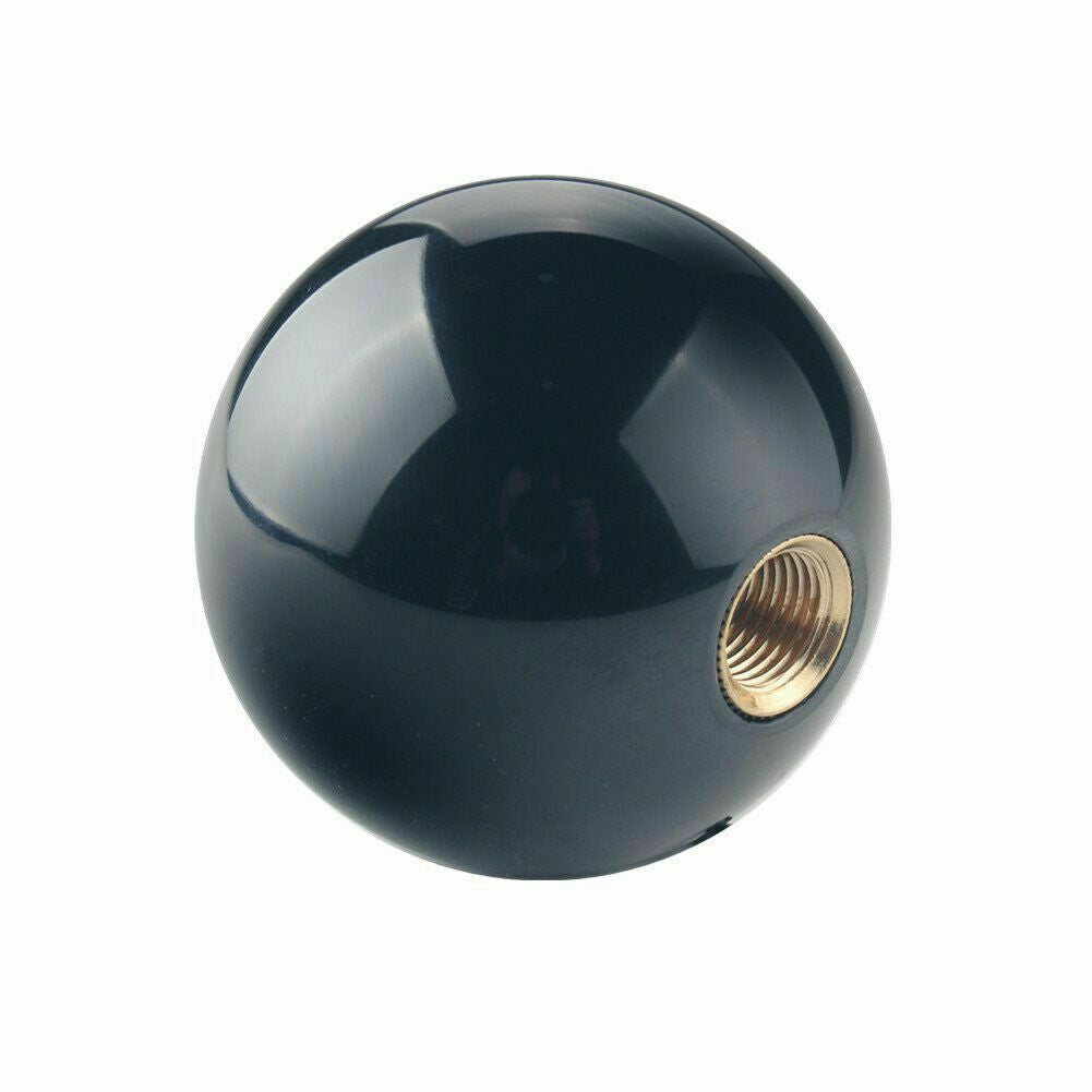 Billiard Round Manual Gear Shift Lever Shifter Knob Black Shaped JDM 4 5 6 Speed