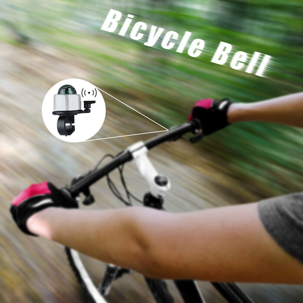 Sport Handlebar Creative Accessory Bicycle Bell Compass Ring Cycling
