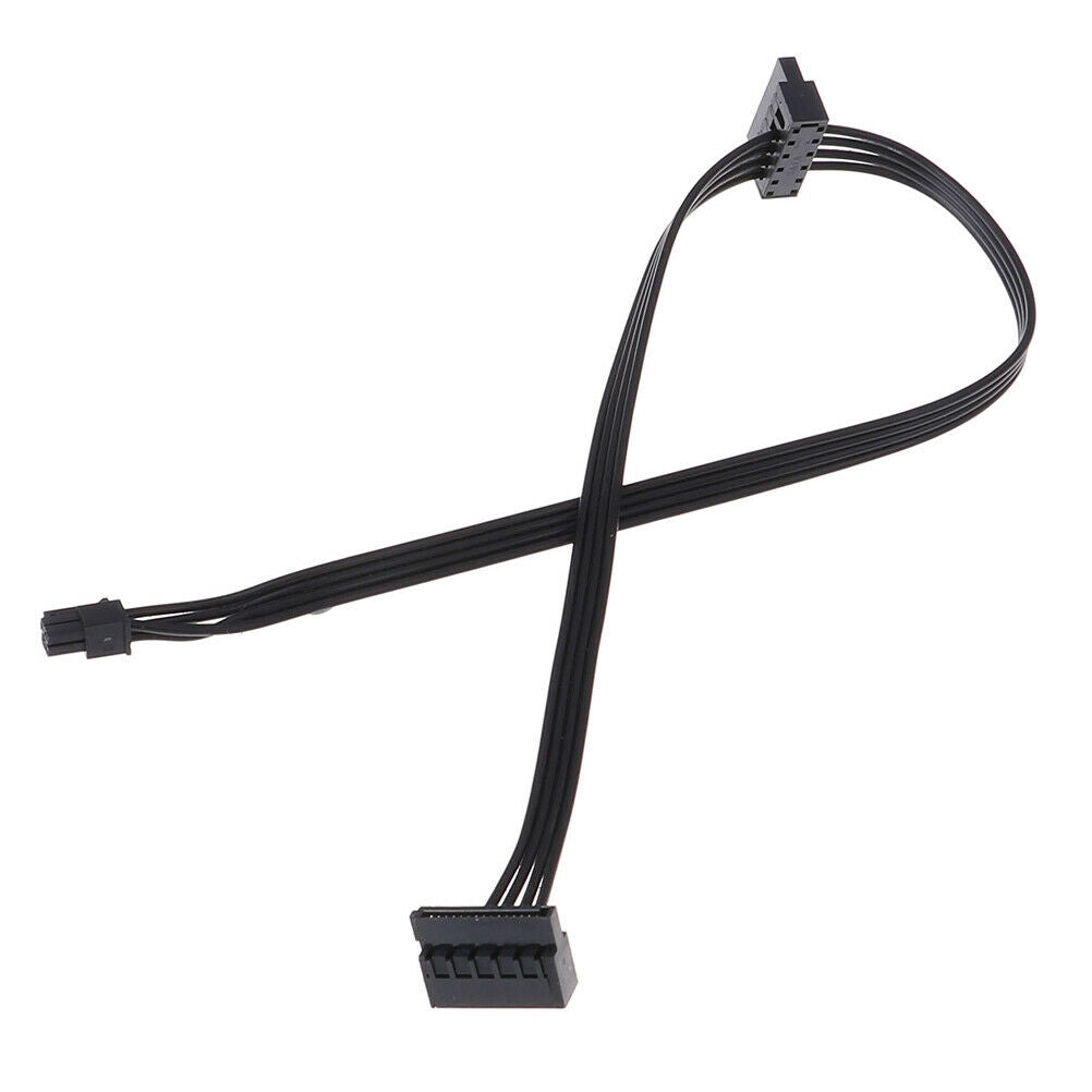 1Pc 45CM mini 4 Pin to 2 Sata SSD power supply cable for lenovo M410 M610 M4BDA