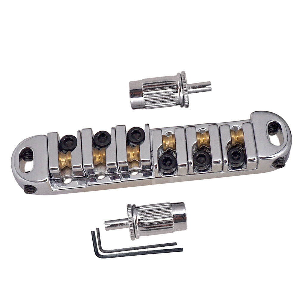 Roll Saddle Lock Bridge with Key for   Guitar Replacement Part