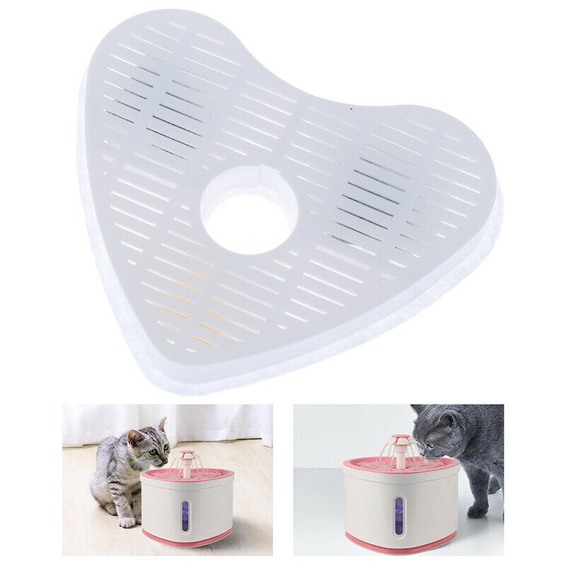 Activated Carbon Filter Automatic Water Drinking Fountain Pet Bowl Dish F.l8