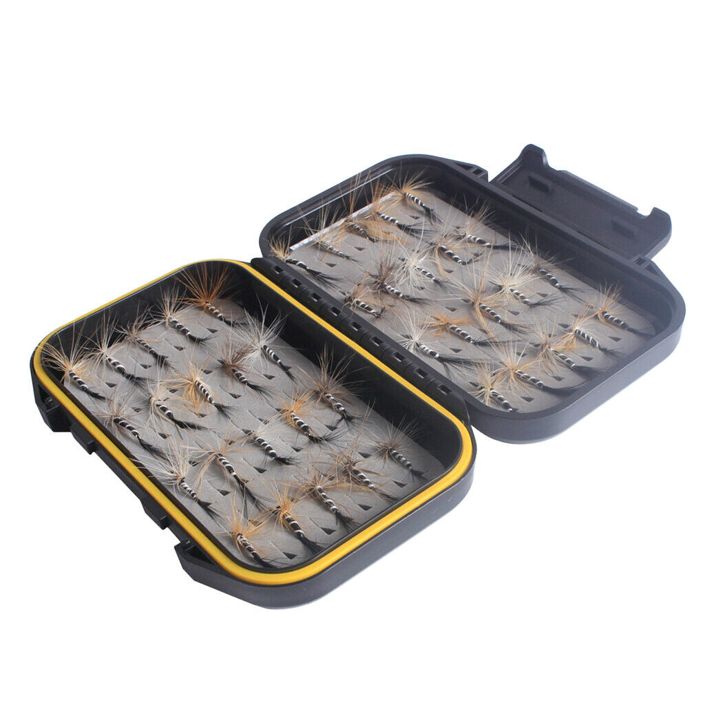 40pcs Fly Fishing Flies Lures Set Wet Fly Lure for Trout Bass Salmon