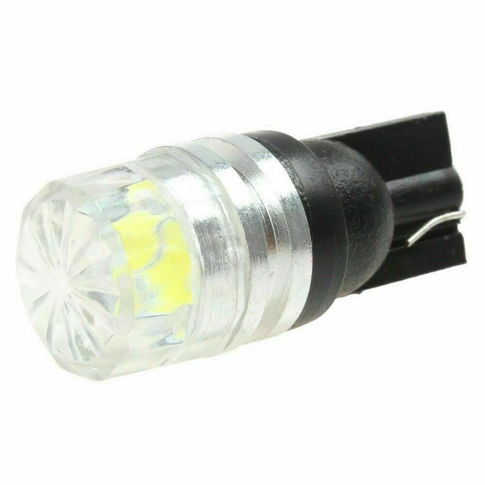 10Pcs T10 194 168 W5W COB LED License Plate Interior Light Bulbs 6000K White