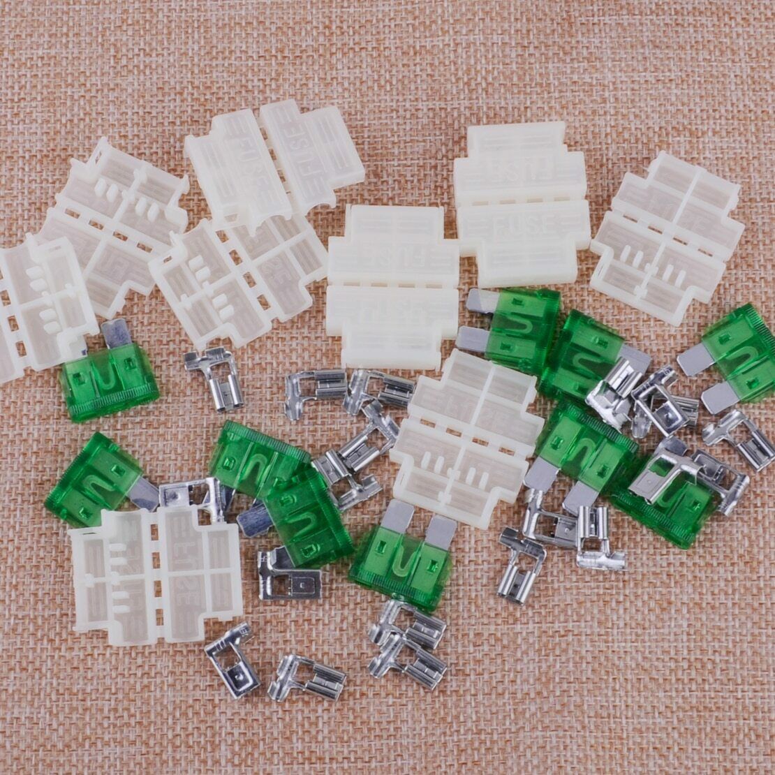 10pcs 3A Auto Blade Standard Fuse Holder Box for Car Boat Truck with cover
