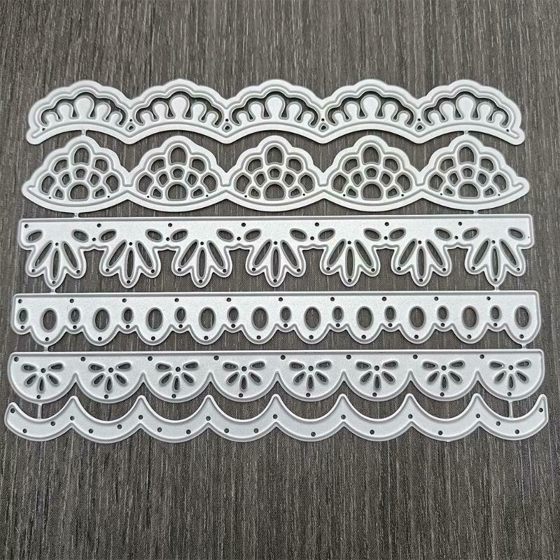Lace Metal Cutting Dies Stencil DIY Scrapbooking Album Paper Card Template Mold
