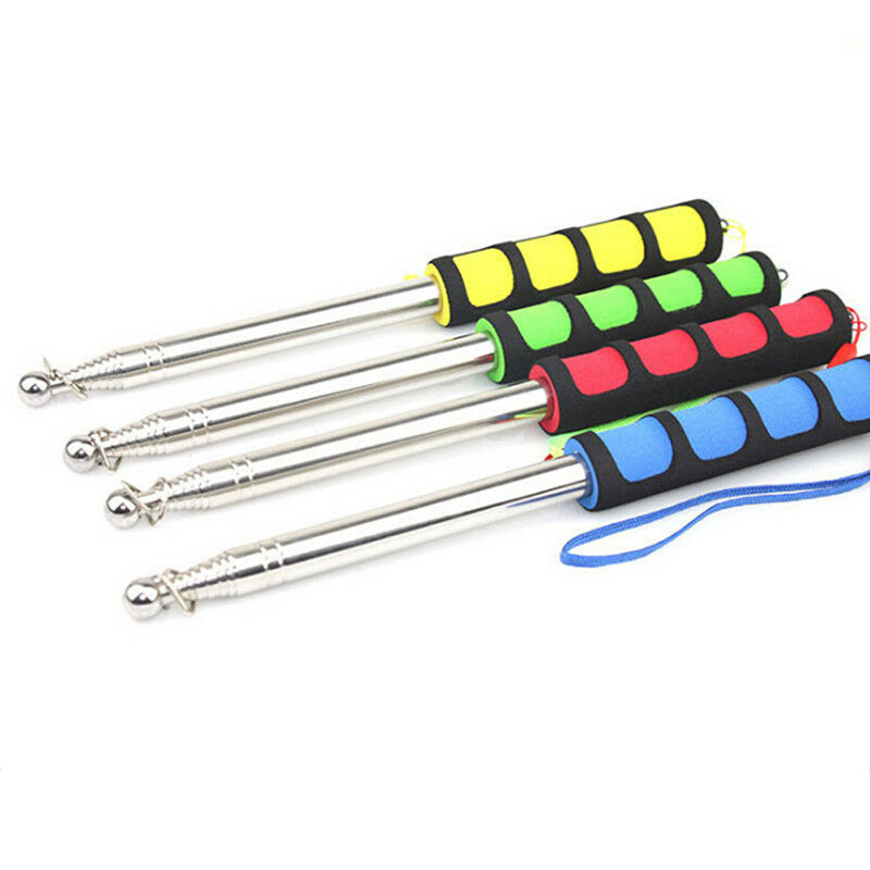 1.6M Portable Extendable Telescopic Handheld Windsock Flag Pole Pointer Poles BD