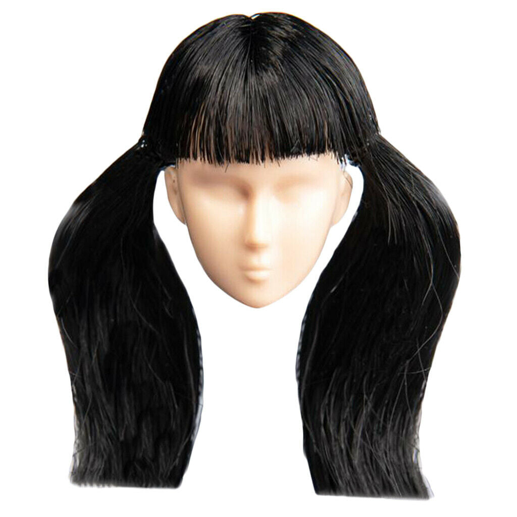1/6 Makeup Headband w/ Hair for    Female 12inch Figures Accessories