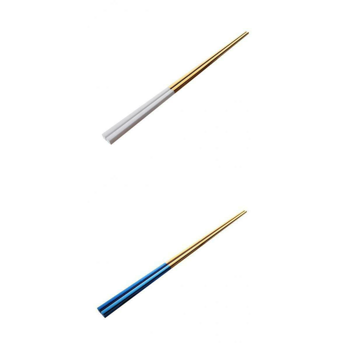 Durable Chopstick Stainless Steel Tableware Square Chopstick