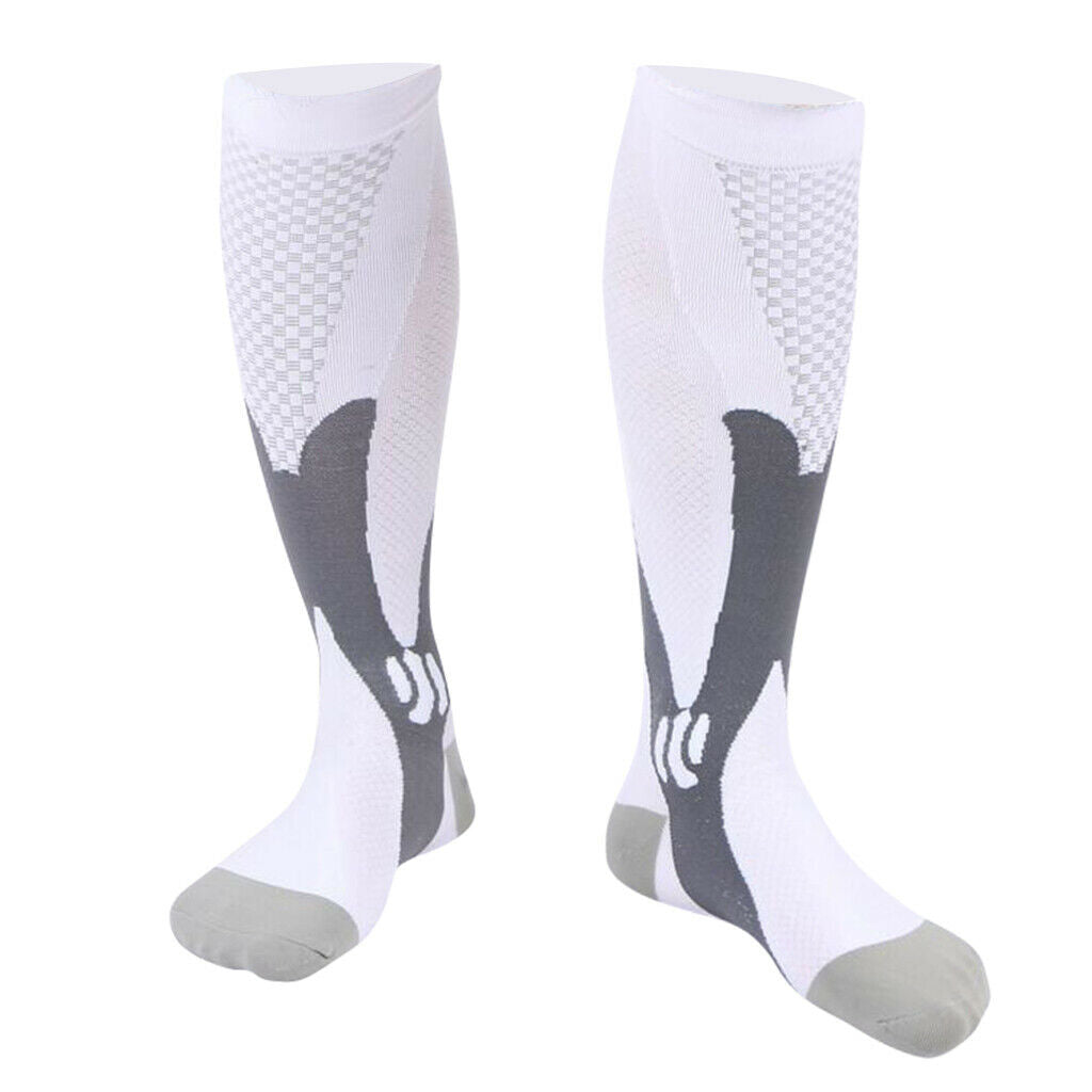 5Pairs Sports Jogging Travel Compression Socks Anti Slip Support Stockings
