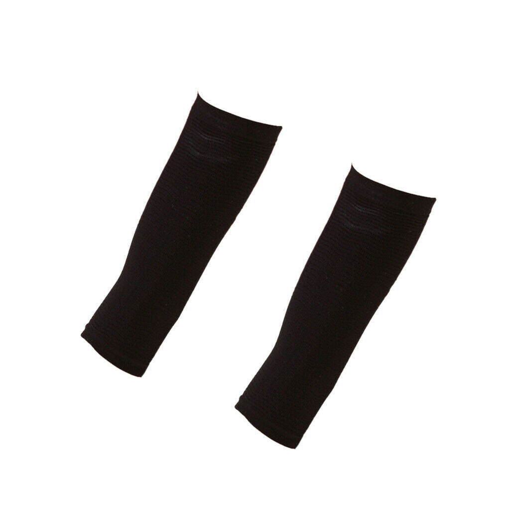 2 Pairs of Women Sauna Upper Arm Shapewear Slimmer Shaper Sleeves Wraps
