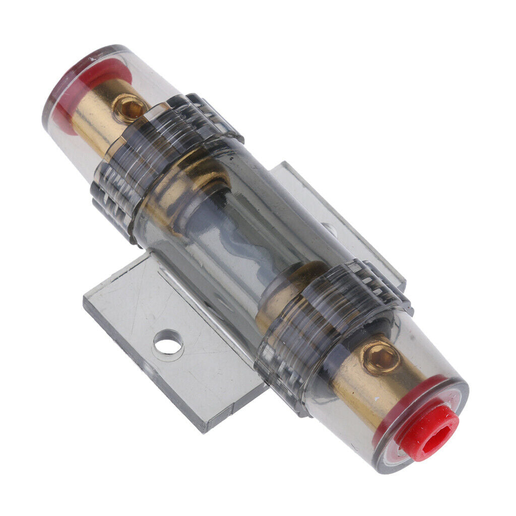 60A Auto Glass Fuse Holder Melting Block for Car Speaker FH-002