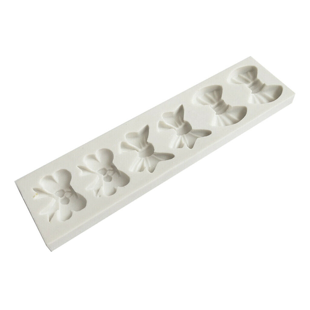 Bowtie shape fondant cake mold silicone candy chocolate mold